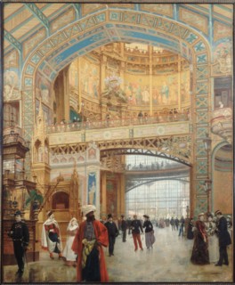 Central dome of the Machine Gallery at the 1889 World's Fair, 1890.