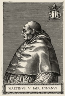 Portrait of Pope Pope Martin V (1368-1431) , 1568. Private Collection.