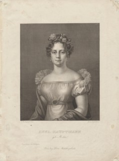 Portrait of the opera singer Anna Milder-Hauptmann (1785-1838) , 1815. Private Collection.