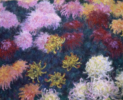 Massif de chrysanthèmes (Bed of Chrysanthemums), 1897. Creator: Monet, Claude (1840-1926).