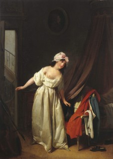 Le Doux réveil (A Sweet Awakening), 1795-1799. Creator: Boilly, Louis-Léopold (1761-1845).