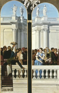 Venetian-style feast (right part), between 1846 and 1851.