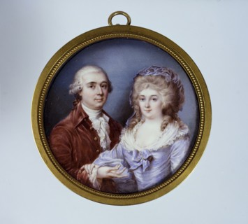 Portrait thought to be of the Marquis and Marquise de Beauharnais.