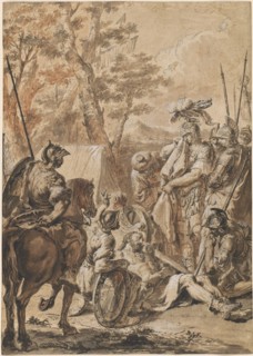 Alexander the Great before the Corpse of Darius, 1750s/1760s.