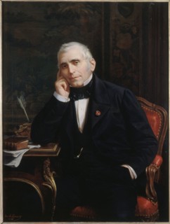 Portrait of Eugène Scribe (1791-1861), dramatic author, 1863.