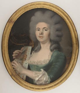 Portrait presumed to be Rosalie Dugazon (1755-1821), singer, 1787.