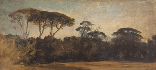 Pins parasols aux environs de Naples, c.1847.