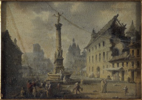 Place du Châtelet, in 1809, current 1st arrondissement, 1809.