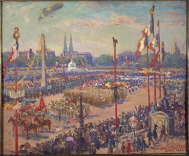 Victory parade, Place de la Concorde, November 11, 1919, 8th arrondissement.