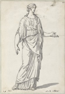 Classical Sculpture of a Woman with an Outstretched Arm, 1775/80.