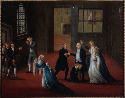 Farewell of Louis XVI to his family, January 20, 1793, between 1788 and 1798.