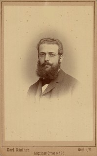 Portrait of Georg Ferdinand Frobenius (1849-1917). Private Collection.