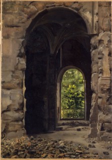 Interior view of ruins of the old Court of Auditors, Quai d'Orsay, 1888.