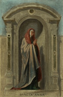 Sketch for the Church of Notre-Dame-de-Bonne-Nouvelle: Saint Anne, c1840.