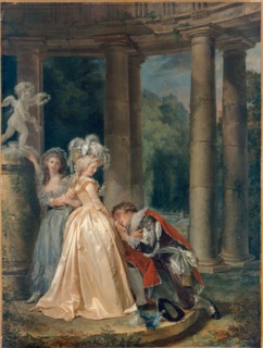 Le Serment à l'amour (The Oath to Love), 1786. Creator: Trinquesse, Louis Rolland (c. 1746-1800).