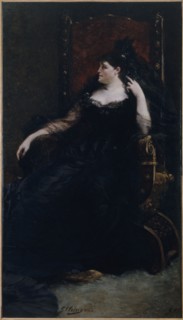 Portrait de -Gabrielle Krauss (1842-1906), chanteuse, 1883.
