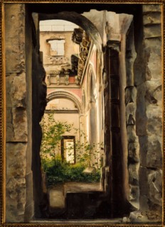 Interior view of ruins of the old Court of Auditors, Quai d'Orsay, c1888.