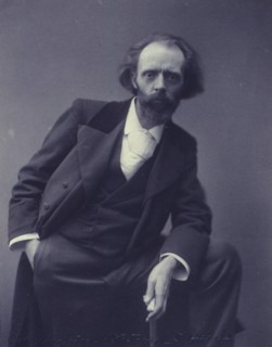 Sir Hall Caine, three-quarter length portrait, facing front, c1895. Creator: Clayton Stone Harris.