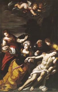 Saint Sebastian Tended by Saint Irene, Betveen 1650 and 1670. Creator: Lana, Ludovico (1597-1646).