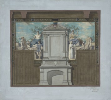 Esquisse pour la mairie du 20ème arrondissement : Le Mariage, 1884.