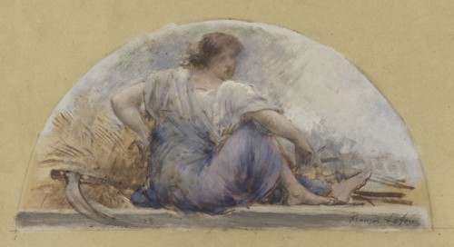Sketch for the dining room of the Hotel de Ville, Harvest or Summer, 1893.