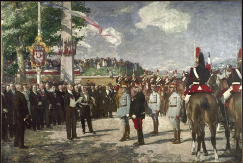 Reception at Porte Maillot of Marshals Foch and Joffre, July 14, 1919, 1923.