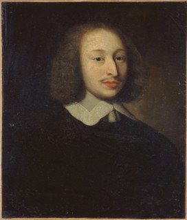 Portrait thought to be of Blaise Pascal (1623-1662), scientist and writer, c1650.