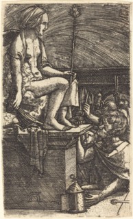 The Roman Courtesan (The Revenge of the Magician Virgil), c. 1520/1530.