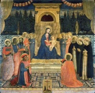 The San Marco Altarpiece, ca 1438-1440. Found in the collection of the San Marco, Florence.