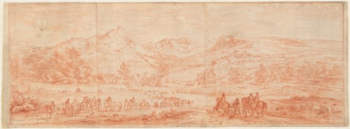 French Troops before Salins and the Surrounding Hills, 1668/1670.