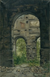 Interior view of ruins of the former Court of Auditors, Quai d'Orsay, c1888.