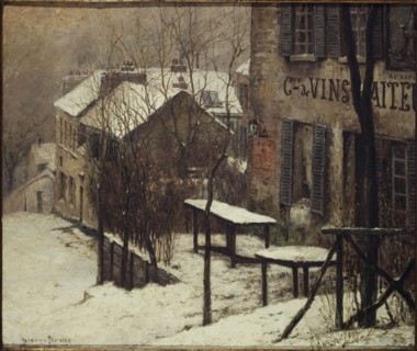 Cabaret "Au Lapin agile", in Montmartre. 18th district, between 1838 and 1905.