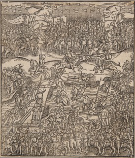 The Battle of Orsha in 1514, Second half of the16th cen. Creator: Siebeneicher, Jakub (ca 1557-1604).