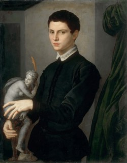 Portrait of the sculptor Baccio Bandinelli (1493-1560), 1540s. Creator: Bronzino, Agnolo (1503-1572).
