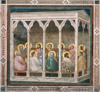 Pentecost (From the cycles of The Life of Christ), 1304-1306. Creator: Giotto di Bondone (1266-1377).