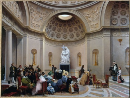 Mass at the Chapelle expiatoire (Expiatory Chapel), 1835.