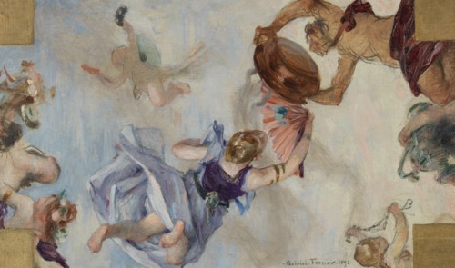Sketch for the reception hall at the Hotel de Ville in Paris: Perfume, 1892.