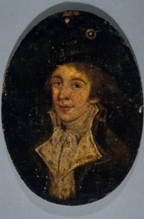 Portrait of a man, formerly presumed to be Le Peletier of Saint-Fargeau, c1789.
