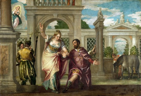 The Apparition of the Tiburtine Sibyl to Caesar Augustus, 1500s. Creator: Veronese, Paolo (1528-1588).