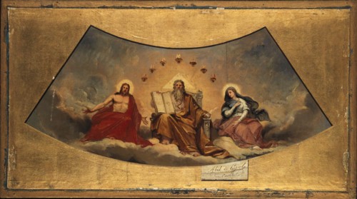 The Eternal Father, Christ and the Virgin, c1838.
