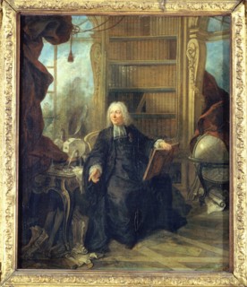 Portrait thought to be of Father Jean-Antoine Nollet (1700-1770), c1740.