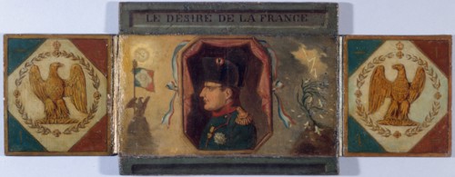 Le Desire' of France. Portrait of Louis XVIII and hidden portrait of Napoleon, c1815.