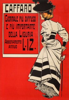Caffaro Giornale Piu Diffuso e Piu Importante Della Liguria, 1897. Private Collection.