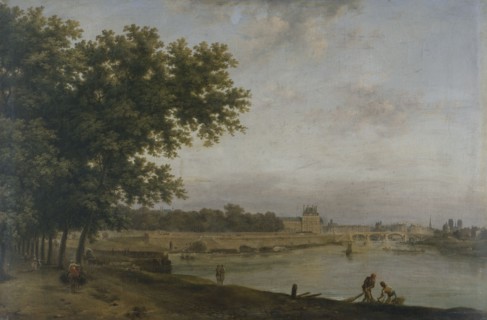 Tuileries and the Pont Royal, seen from Cours-la-Reine, 1783.