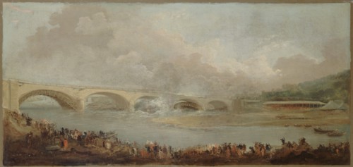 Le décintrement du pont de Neuilly, le 22 septembre 1772, between 1772 and 1775.
