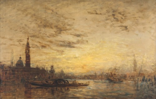 Venise, la Giudecca au crépuscule, between 1860 and 1890.