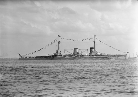 German Squadron Visit To U.S. Moltke, German Battleship - In Hampton Roads, 1912.