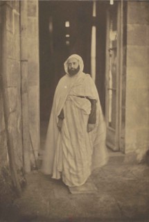 Portrait of Abdelkader ibn Muhieddine (1808-1883) in Amboise, 1852. Private Collection.