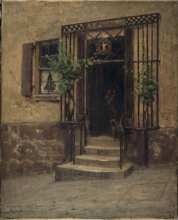 Inn with the ensign of Saint-Etienne, rue de la Montagne-Sainte-Genevieve, 1902.