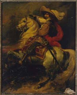Equestrian portrait of Josias, count of Rantzau (1609-1650), marshal of France, c1834.